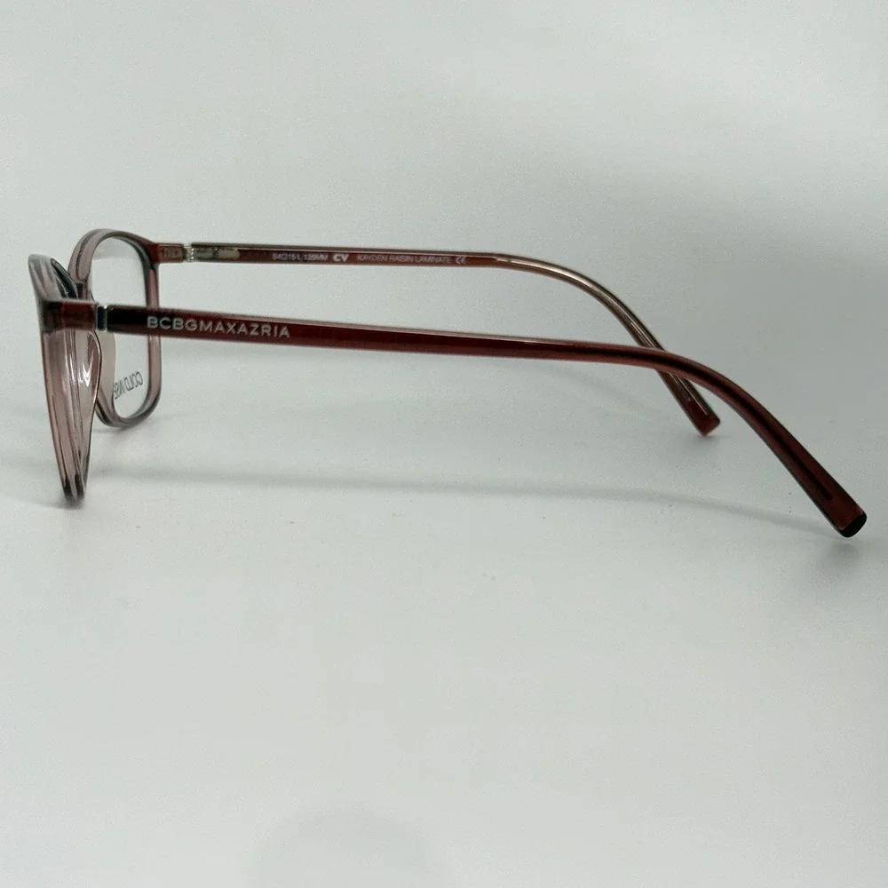 BCBGMAXAZRIA Kayden Raisin‎ Laminate Eyeglasses Frames 54-15-135 CV 22023